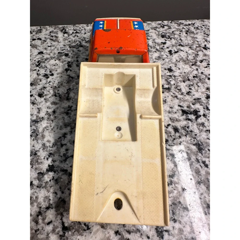 Vintage Tonka Rebel Racer‎ Toy Truck Flatbed Tow Truck Toy Orange